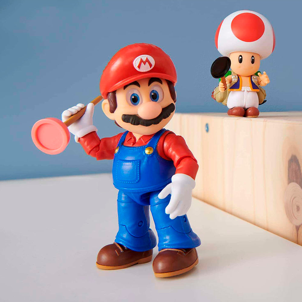 FIGURA MARIO ARTICULADA SUPER MARIO BROS LA PELÍCULA FIGURA MARIO ARTICULADA SUPER MARIO BROS LA PELÍCULA